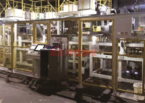 發動機缸體香蕉成人APP视频碗形塞自動塗膠、壓裝檢漏生產線(動力輥道線）