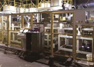 發動機缸體香蕉成人APP视频碗形塞自動塗膠、壓裝檢漏生產線(動力輥道線）