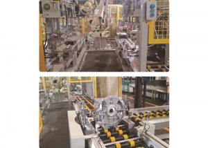 上缸體下缸體螺釘拆卸、檢漏、合箱生產線